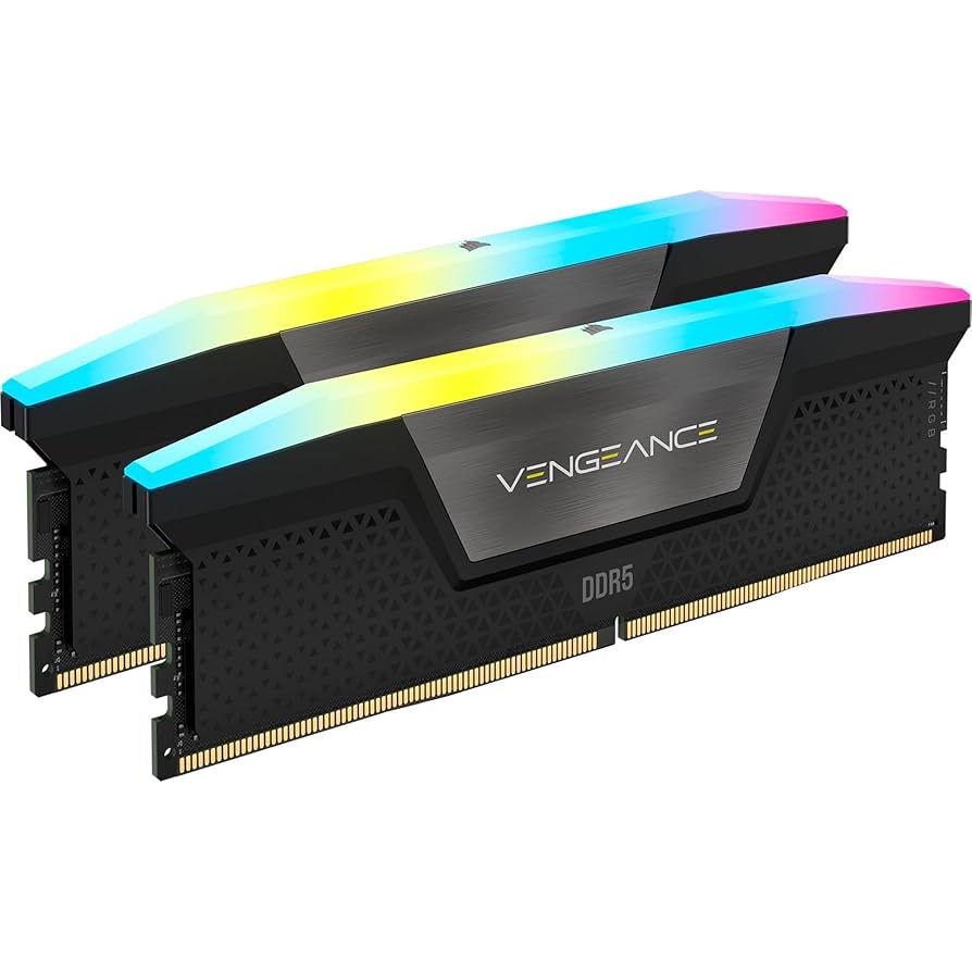 メモリ Corsair Vengence RGB DDR5 7200MHz CORSAIR VENGEANCE RGB DDR5 RAM 32GB (2x16GB) 7200MHz CL34